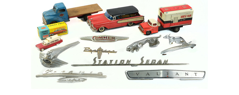 Classic Auto Badges and Toys